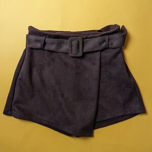 Brown Mini Skort